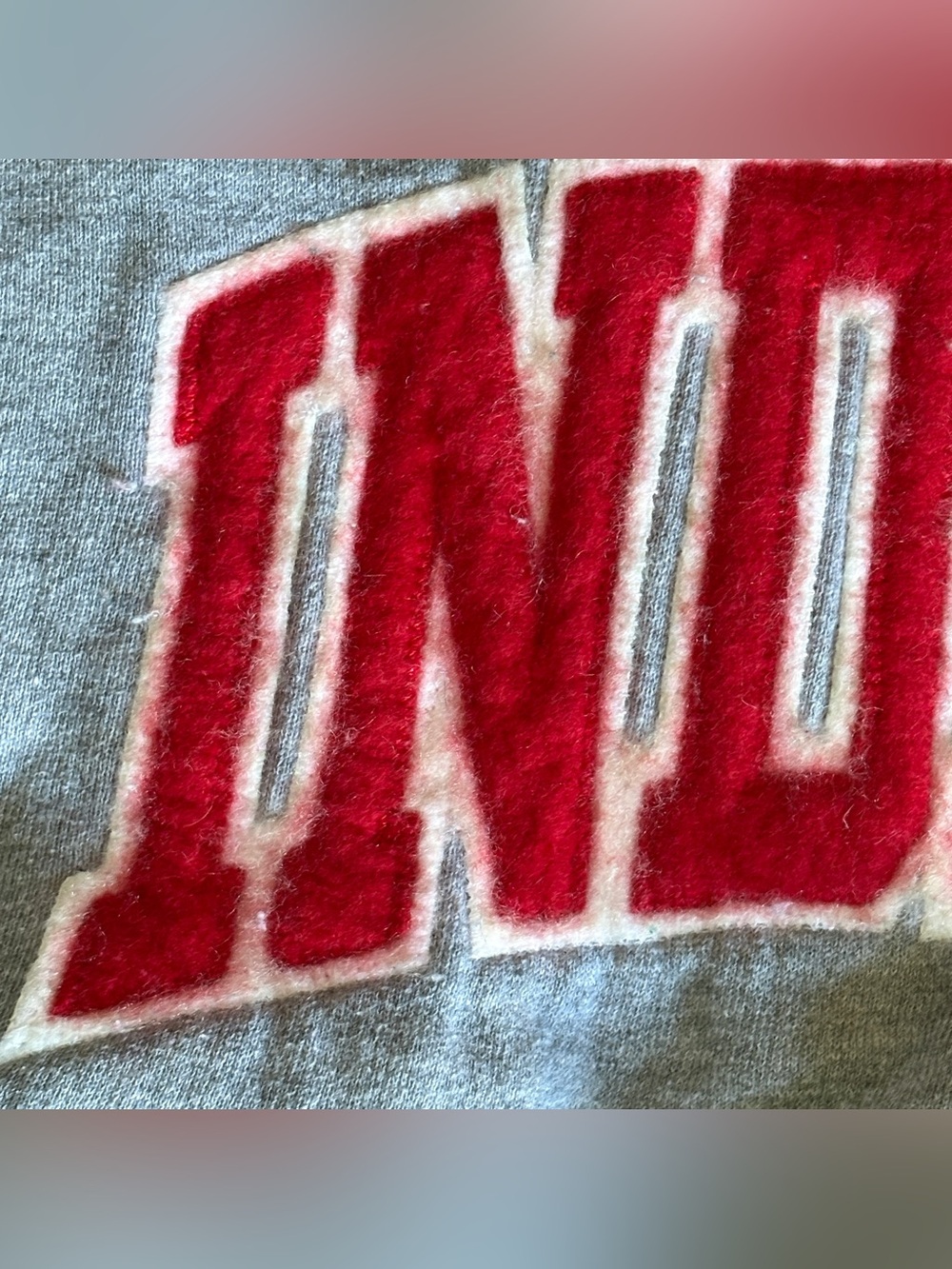 Vintage Jansport Indiana University Hoosiers IU College Crewneck Sweatshirt - XL - Picture 5 of 15